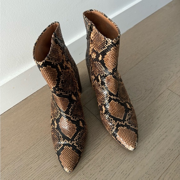 Madewell The Fiona Boot in Snake Embossed Leather - Picture 6 of 13